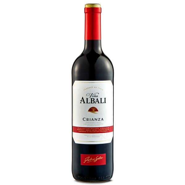 Vino Tinto Do Valdepeñas Crianza Viña Albali Botella 75 Cl.