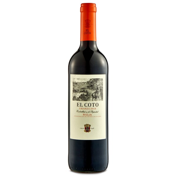 Vino Tinto Do Rioja Crianza el Coto Botella 75 Cl.