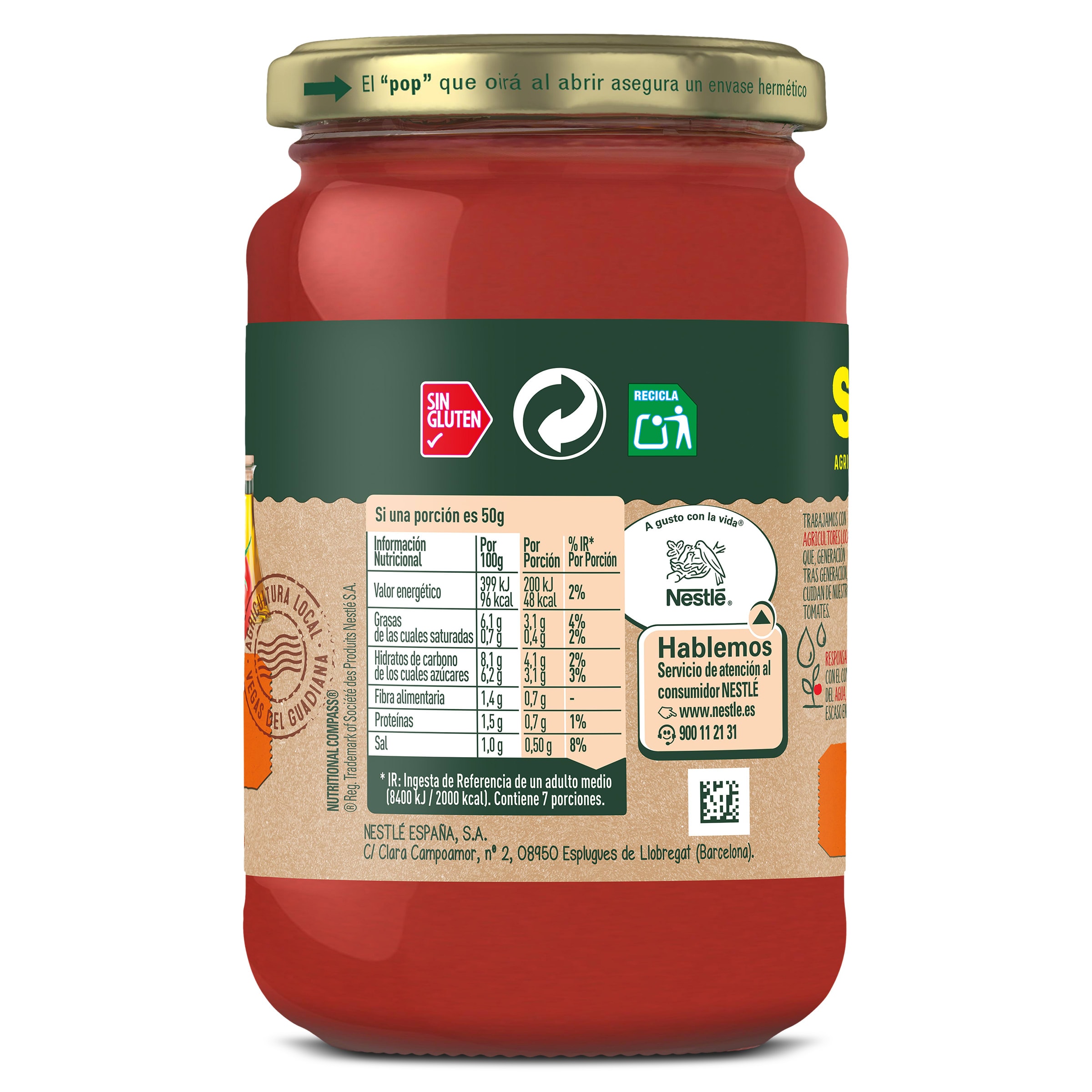 Tomate frito estilo casero Solís 350 g