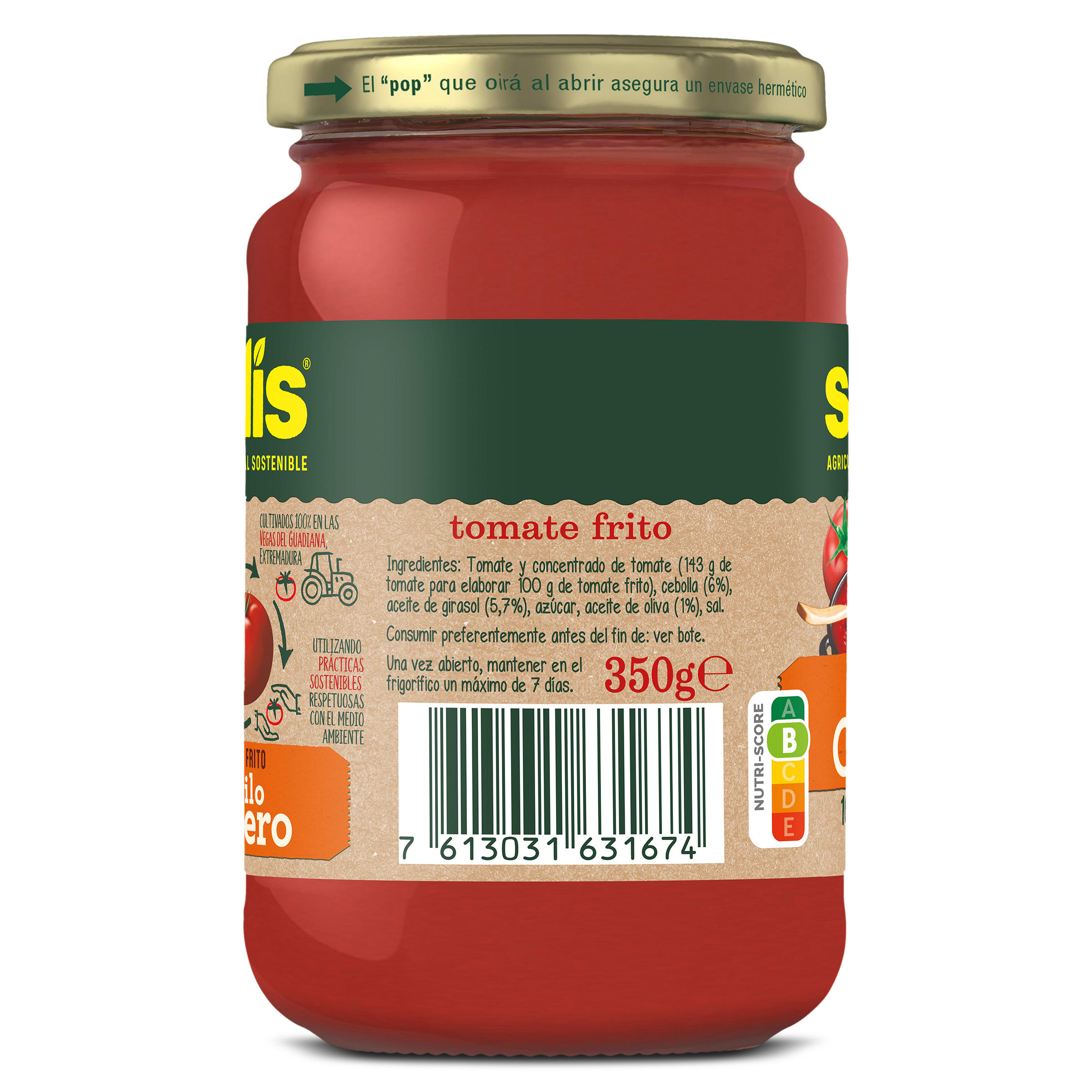 Tomate frito estilo casero Solís 350 g