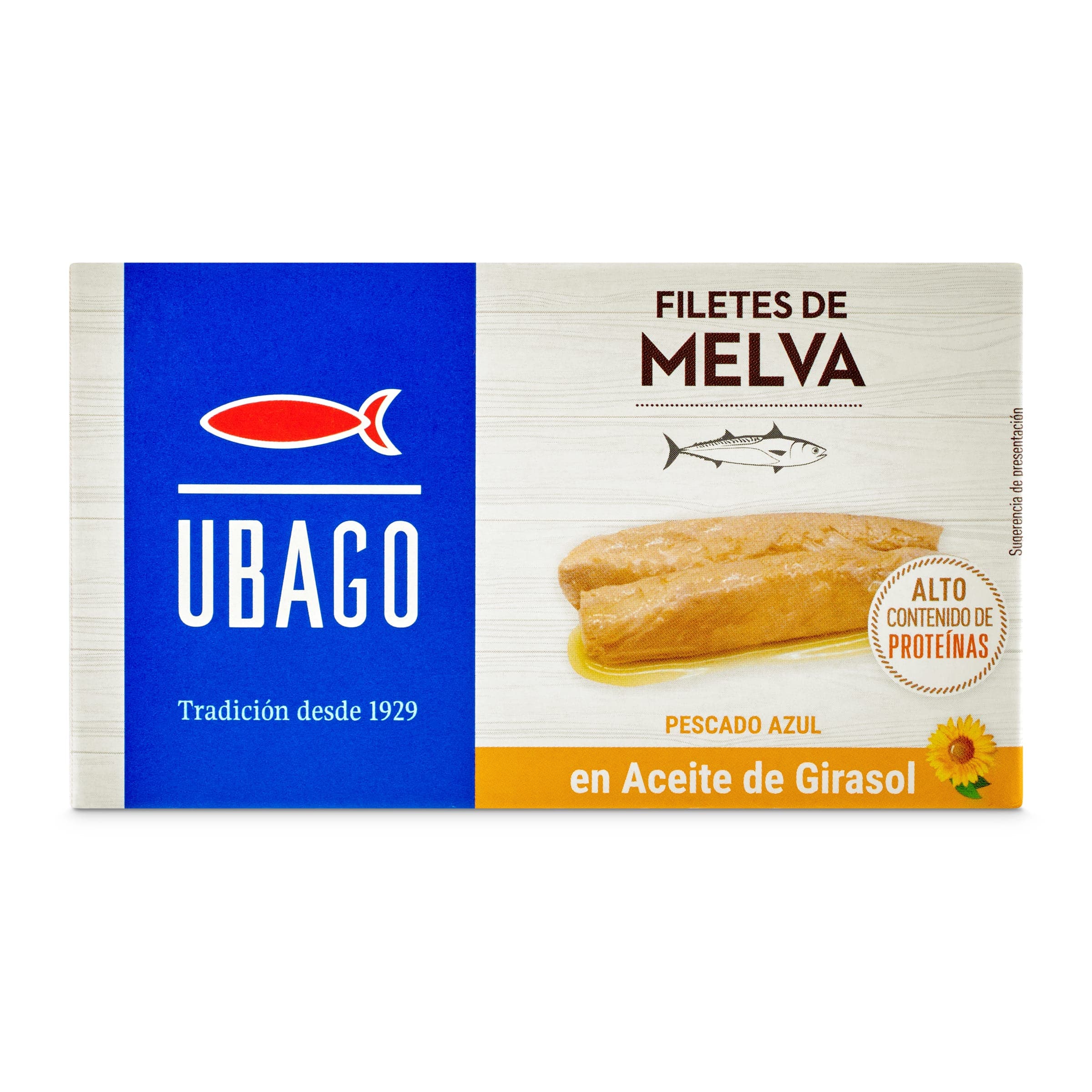 Melva en aceite de girasol Ubago 85 g