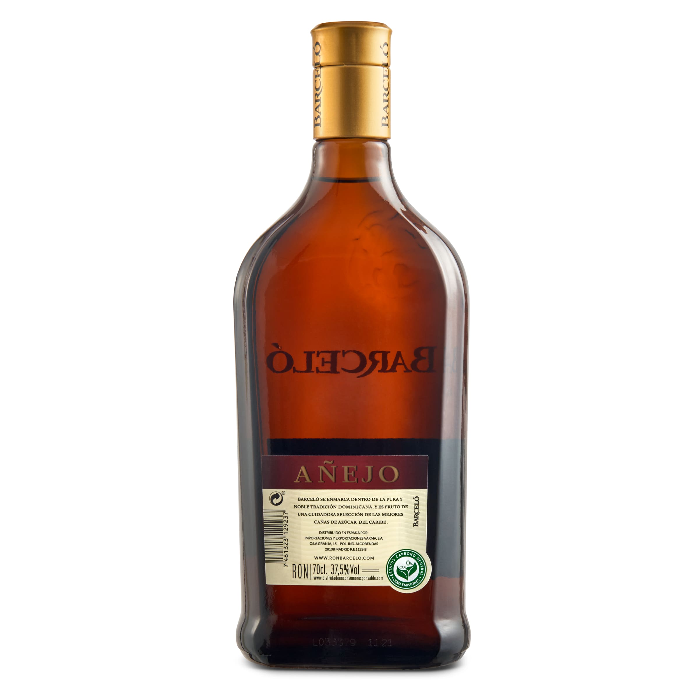 Ron añejo Barceló 70 cl