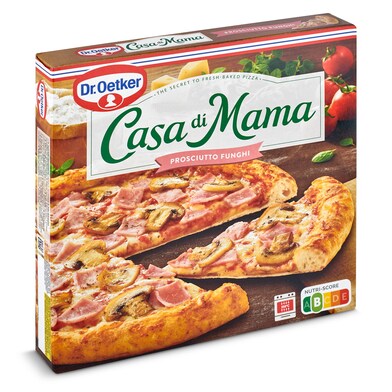 Pizza prosciutto y funghi Dr. Oetker Casa di Mama caja 380 g-0 Pizza prosciutto y funghi Dr. Oetker Casa di Mama caja 380 g-0
