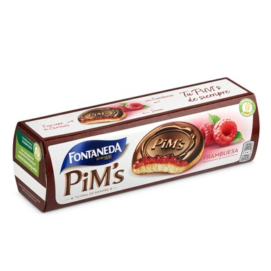 Bizcocho relleno de frambuesa y chocolate Lu caja 150 g-0