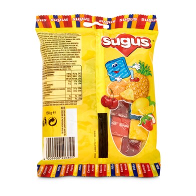 Caramelos masticables de frutas SUGUS BOLSA 150 GR-1 Caramelos masticables de frutas SUGUS BOLSA 150 GR-1