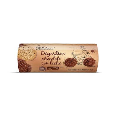 Galletas digestive con chocolate Galleteca de Dia paquete 300 g-0