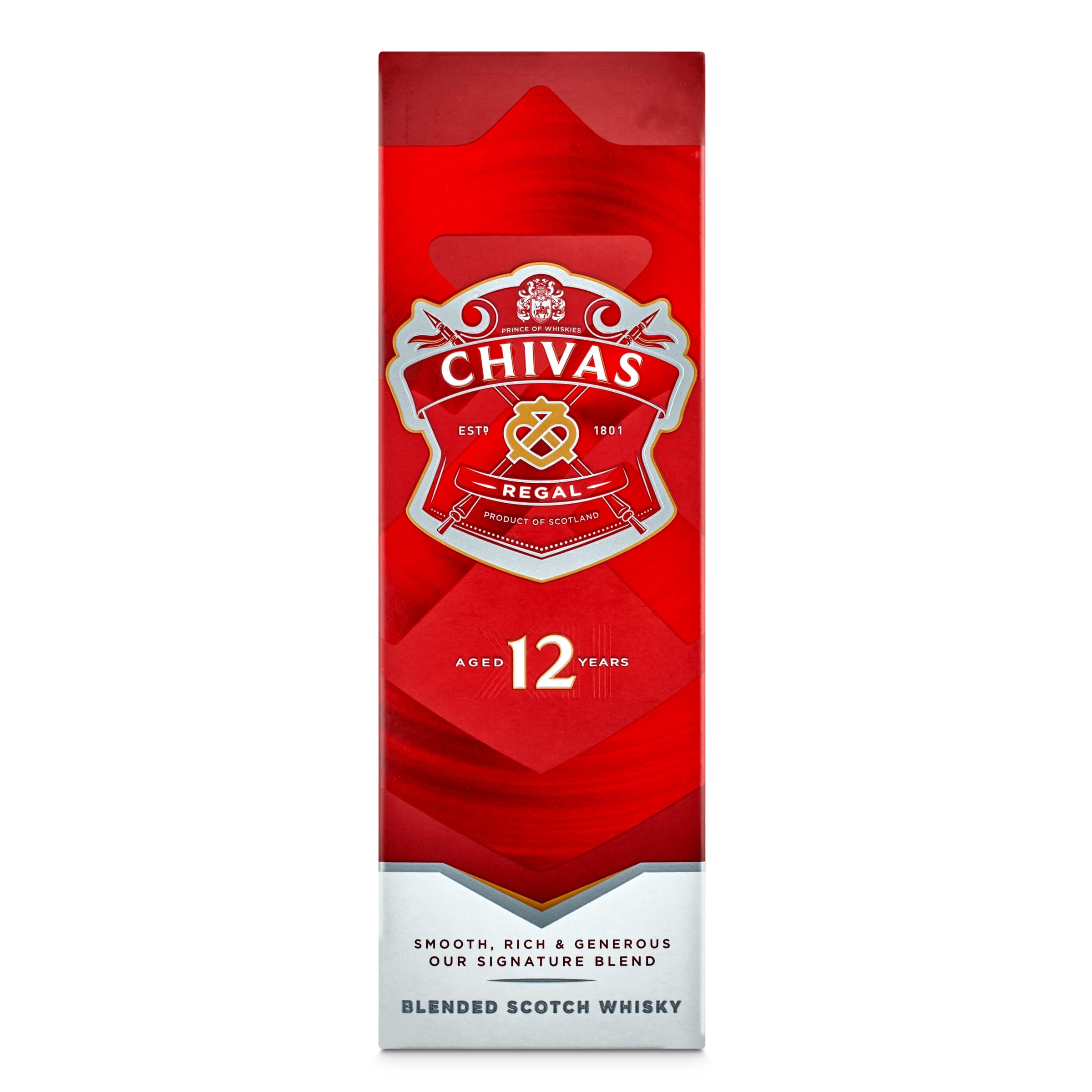 Whisky 12 años Chivas 70 cl