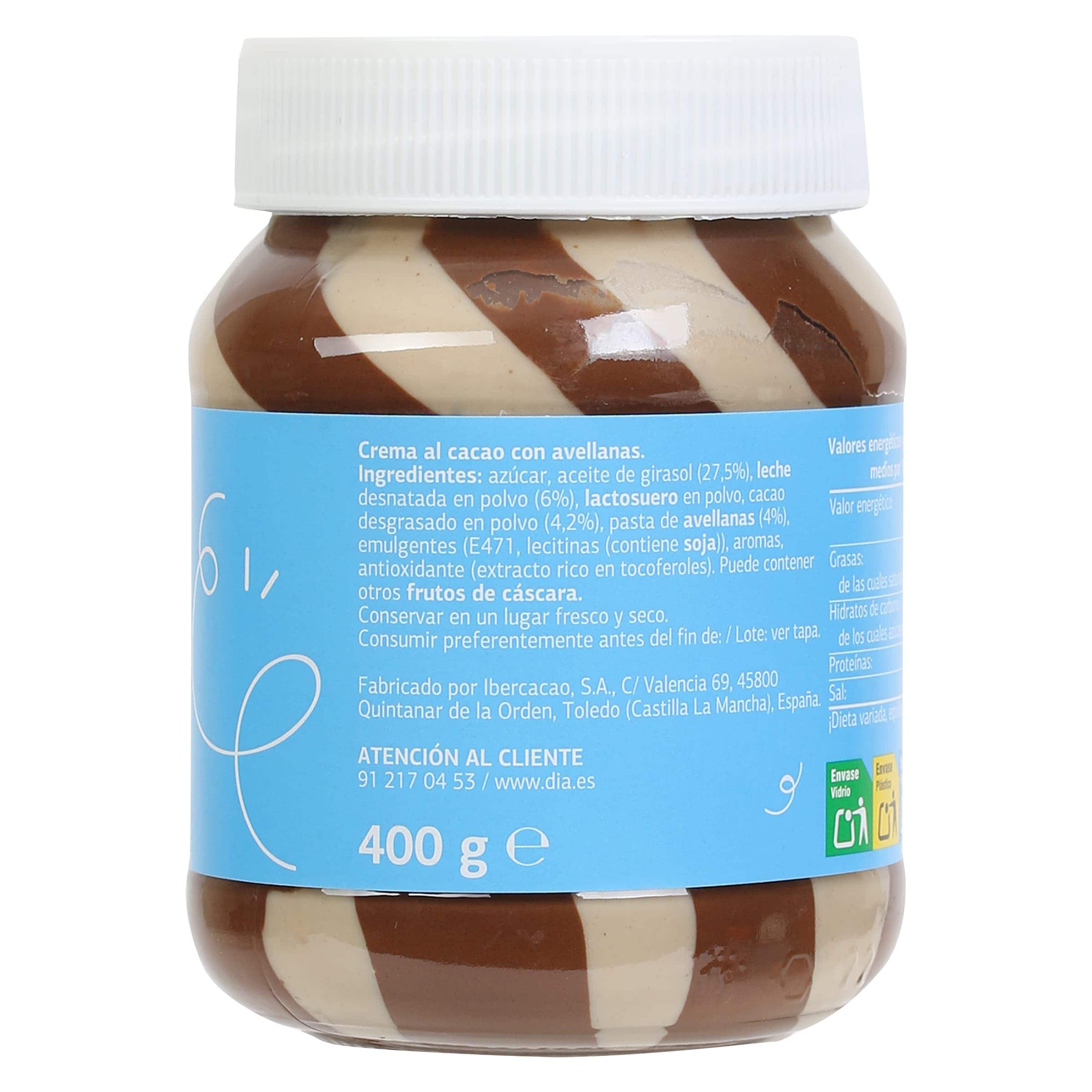 Crema al cacao duo Dia Temptation 400 g