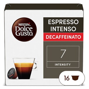 capsulas de cafe expresso descafeinado intenso dolce gusto 16 unidades