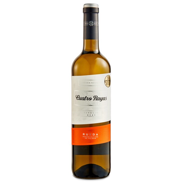 Vino Blanco Verdejo DO Rueda Cuatro Rayas Botella 75 Cl.