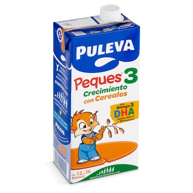 Leche infantil crecimiento con cereales Puleva brik 1 l-0