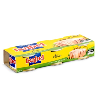 Atún en aceite de oliva Isabel lata 3 x 52 g-0 Atún en aceite de oliva Isabel lata 3 x 52 g-0