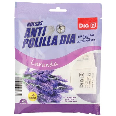 Pastillas antipolillas perfume lavanda Dia bolsa 24 unidades-0