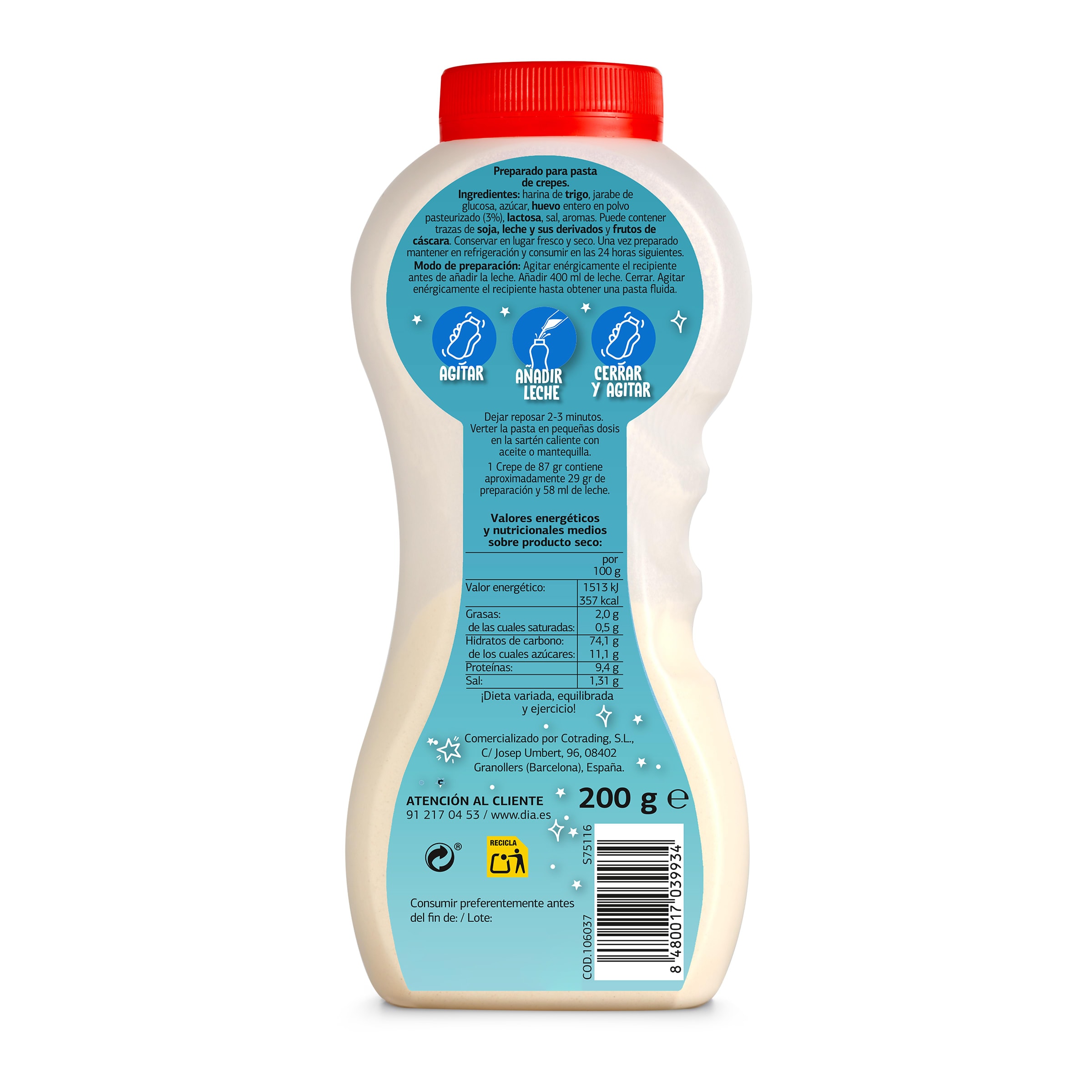 Preparado para crepes Delimagic de Dia 200 g