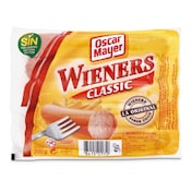 Salchichas cocidas wieners Oscar mayer bolsa 200 g