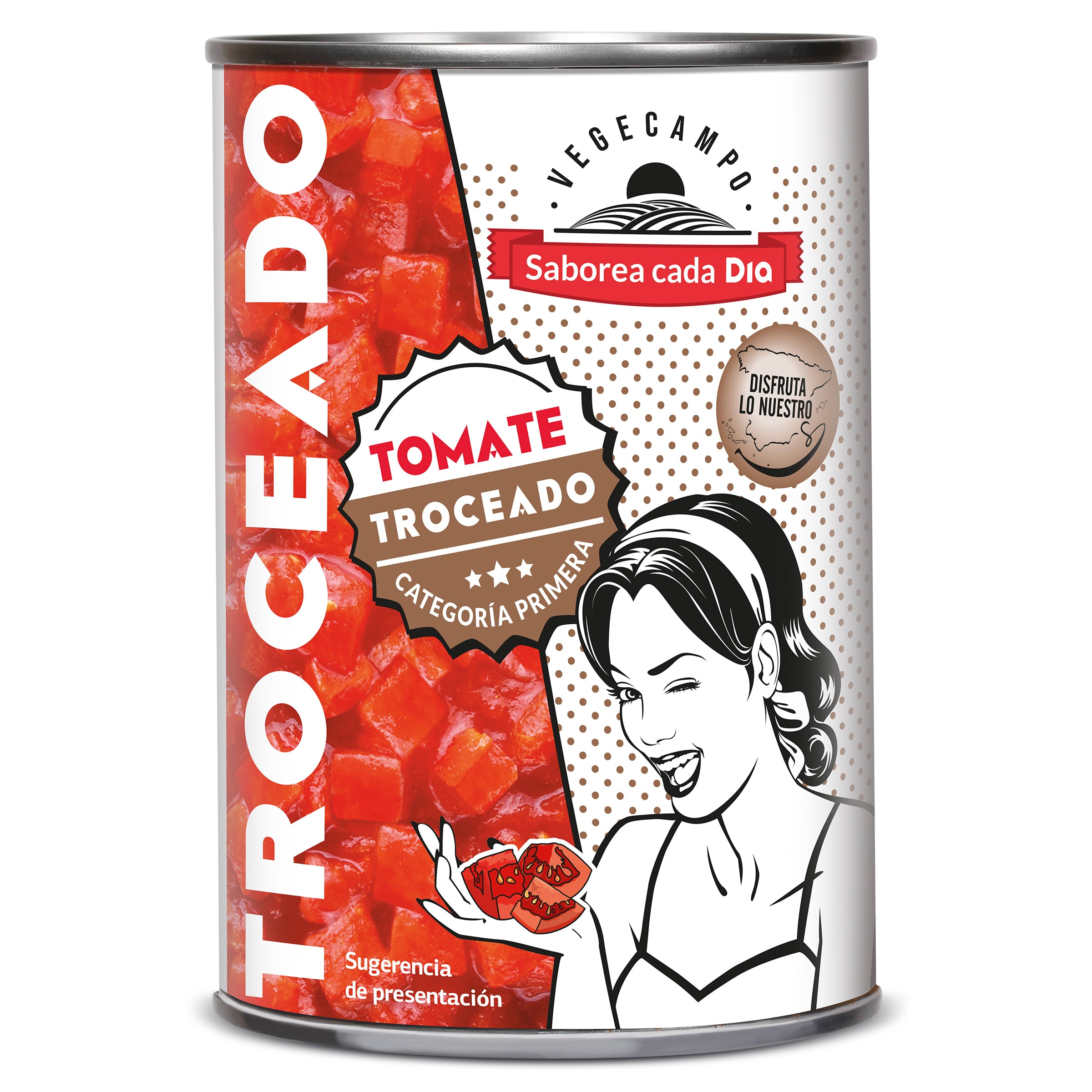 Tomate troceado Dia Vegecampo 400 g