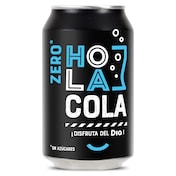 Refresco de cola zero Hola Cola lata 33 cl