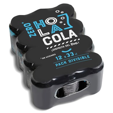 Refresco de cola zero Hola Cola lata 33 cl - Supermercados DIA