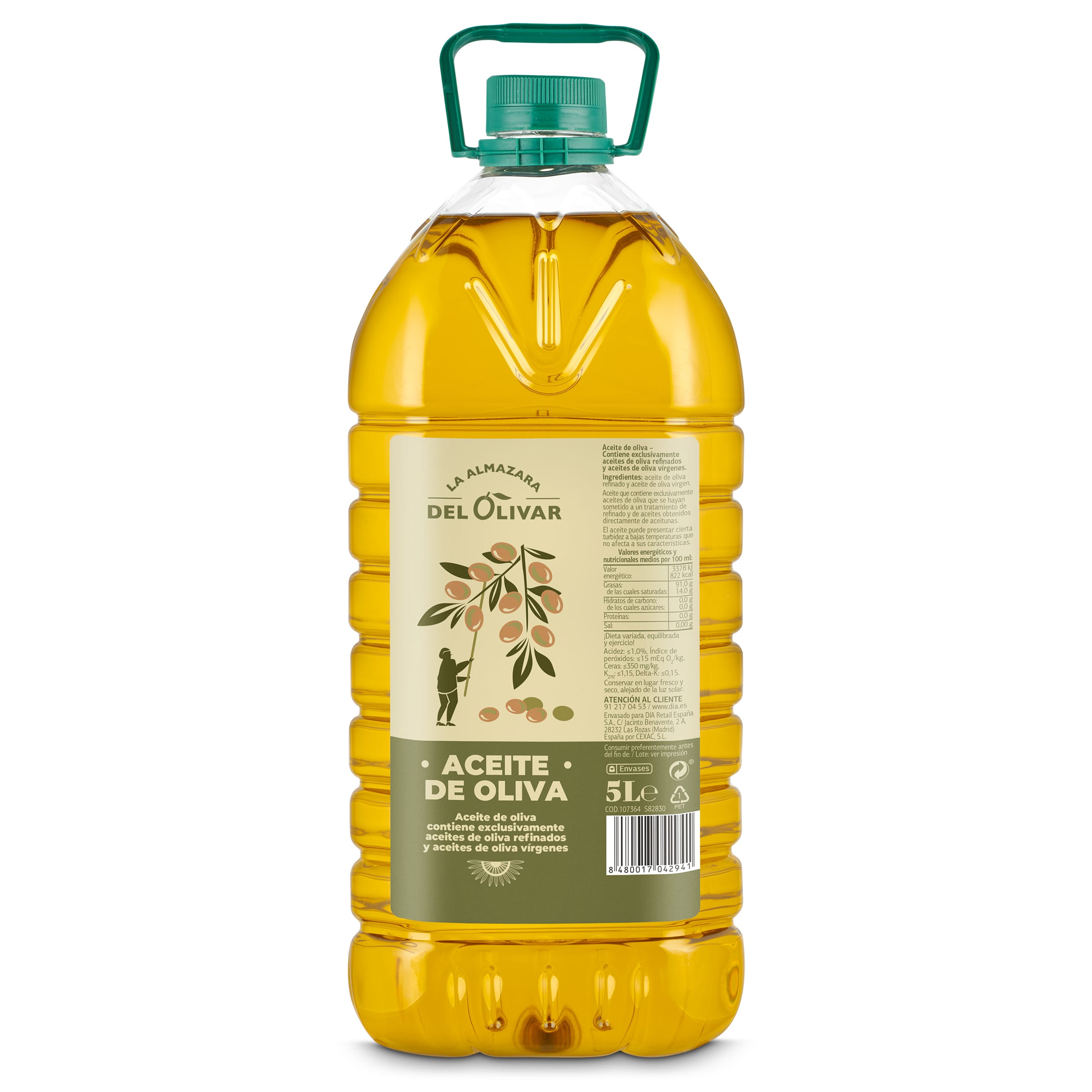 Aceite de oliva intenso La Almazara del Olivar garrafa 5 l - Supermercados  DIA