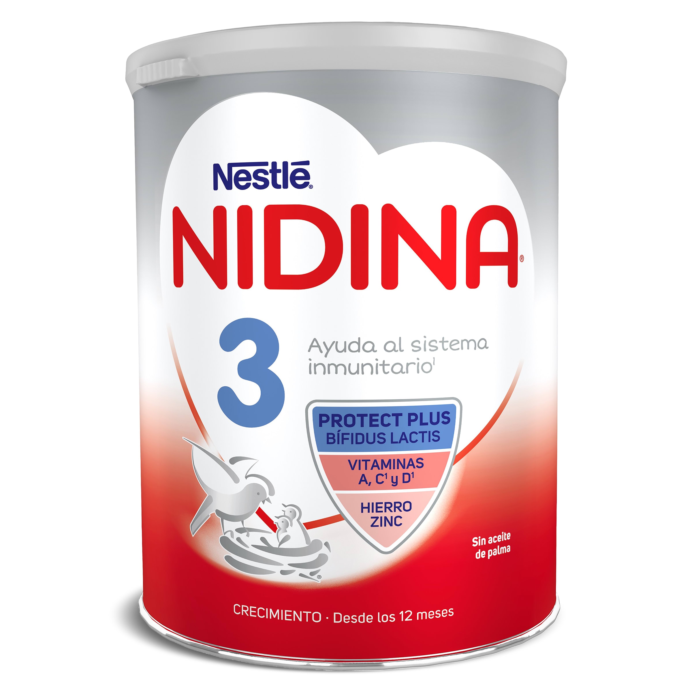 Leche infantil 3 crecimiento Nidina lata 800 g - Supermercados DIA