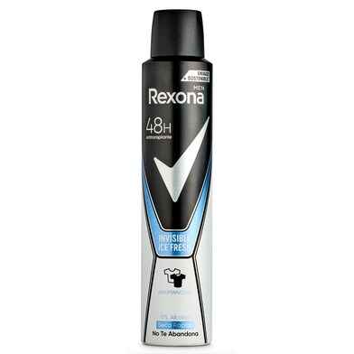 Desodorante invisible ice fresh Rexona spray 200 ml-0 Desodorante invisible ice fresh Rexona spray 200 ml-0