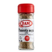 Pimienta negra molida Dani frasco 45 g