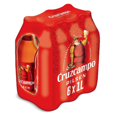 Cerveza Cruzcampo pack 6 x 1 L-0