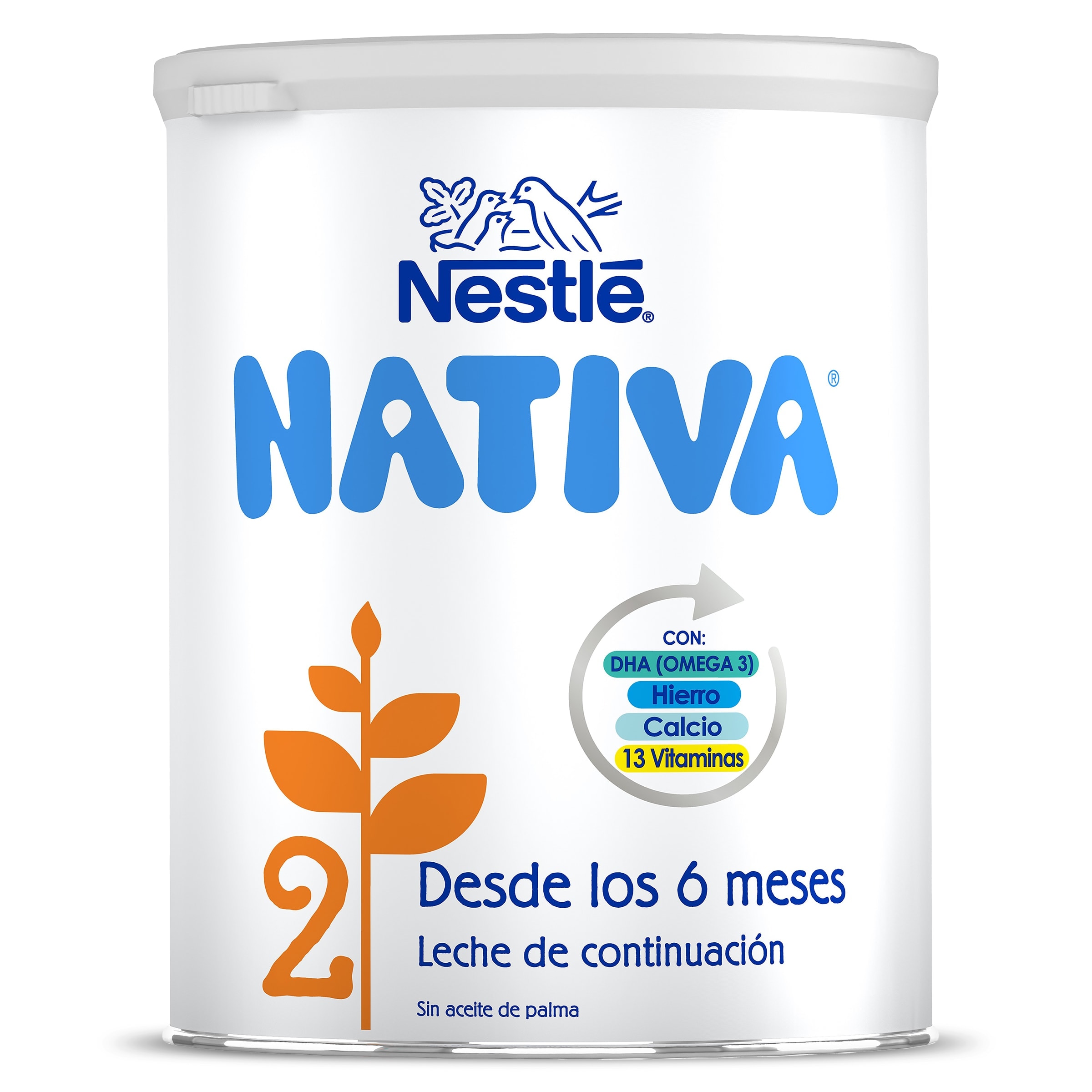 Leche infantil 2 continuación Nativa lata 800 g - Supermercados DIA