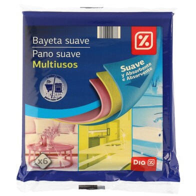 Bayeta absorbente y suave Dia bolsa 6 unidades-0 Bayeta absorbente y suave Dia bolsa 6 unidades-0