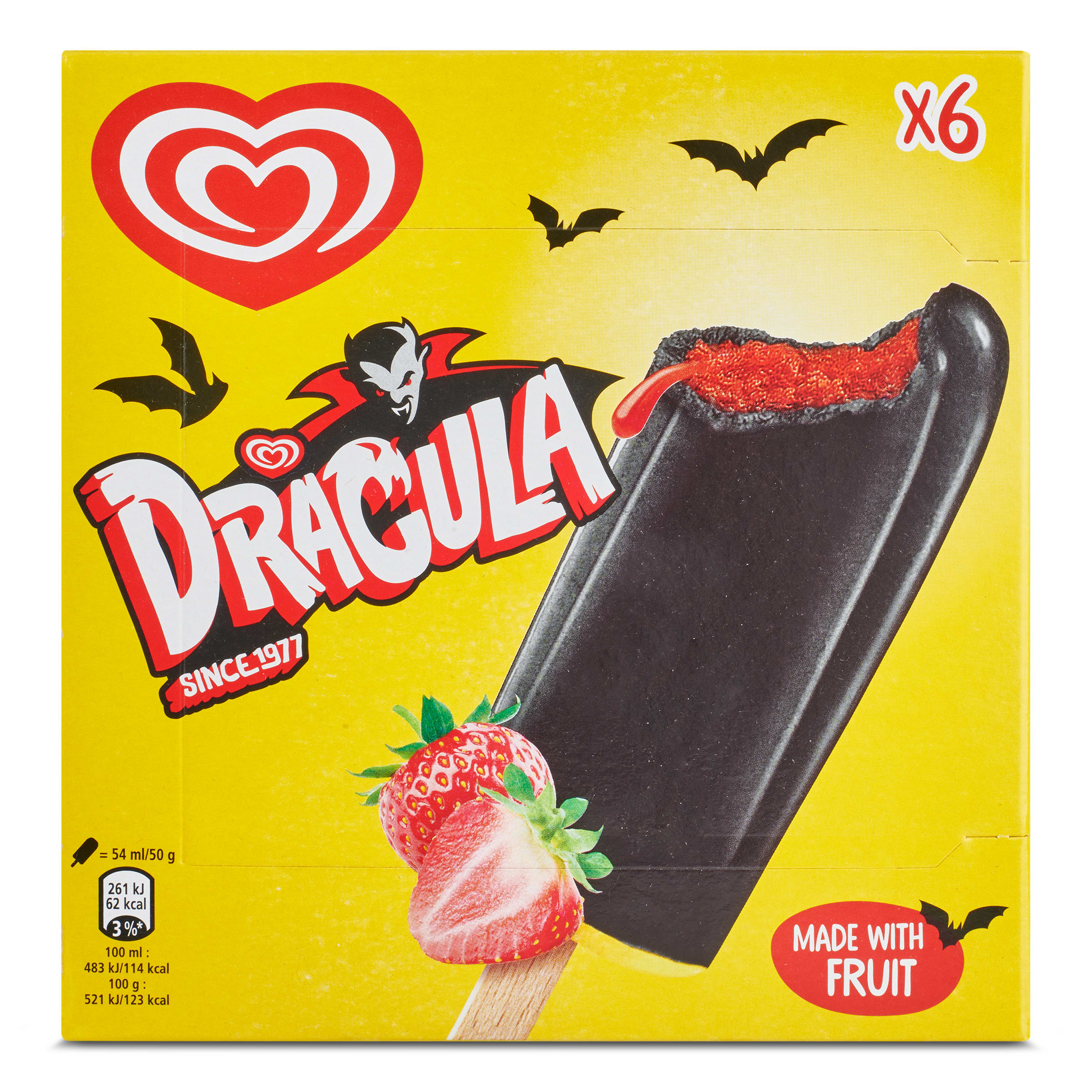 Polos drácula Frigo 6 x 44 g