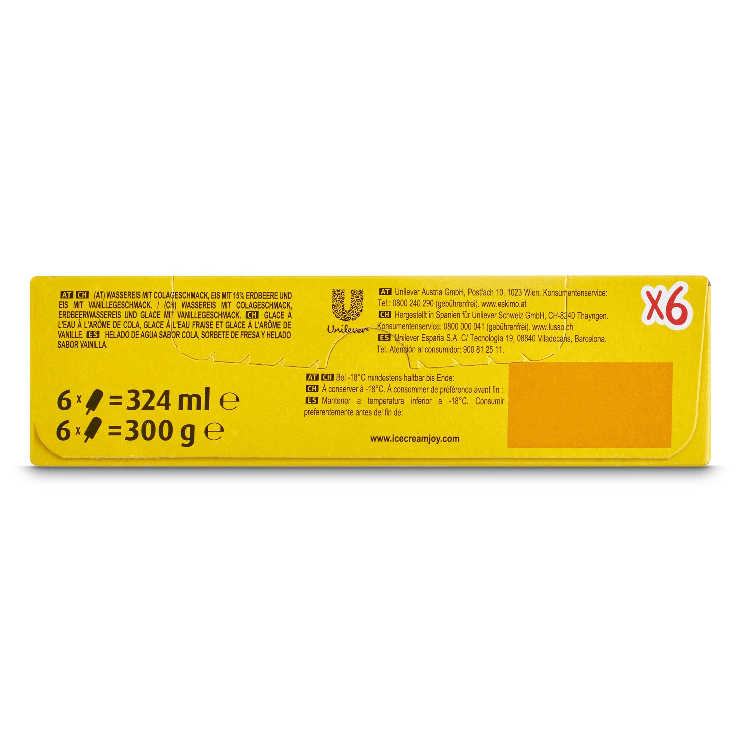 Polos drácula Frigo 6 x 44 g