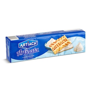 barquillos rellenos de nata artinata 210 g