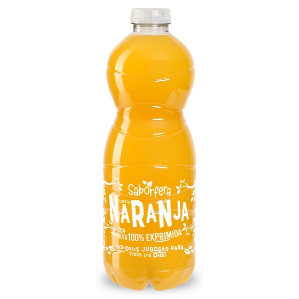 Zumo de Naranja 100% Exprimido sin Pulpa Dia Botella 1 L.