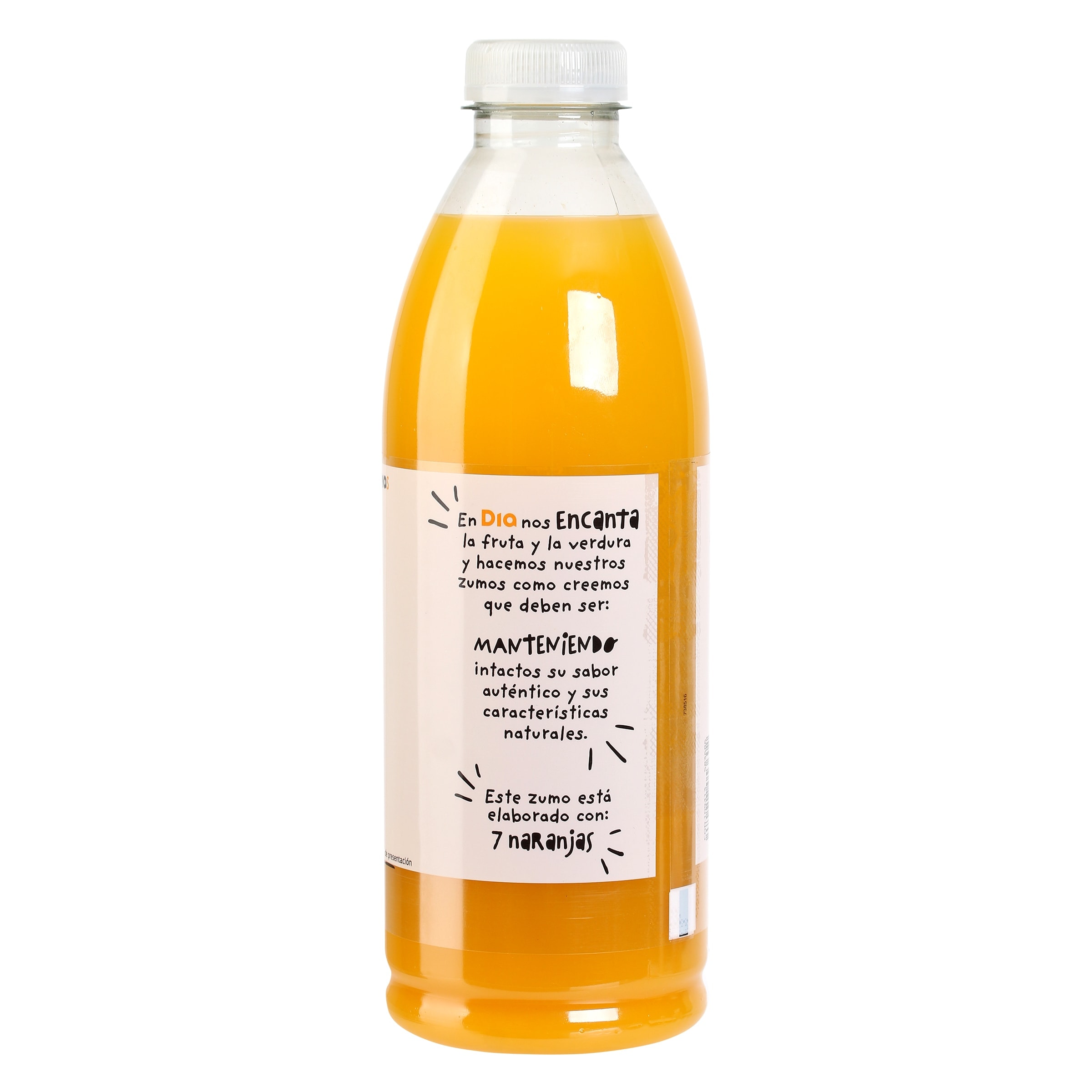 Zumo de naranja 100% exprimido sin pulpa Dia Saborfera 1 L
