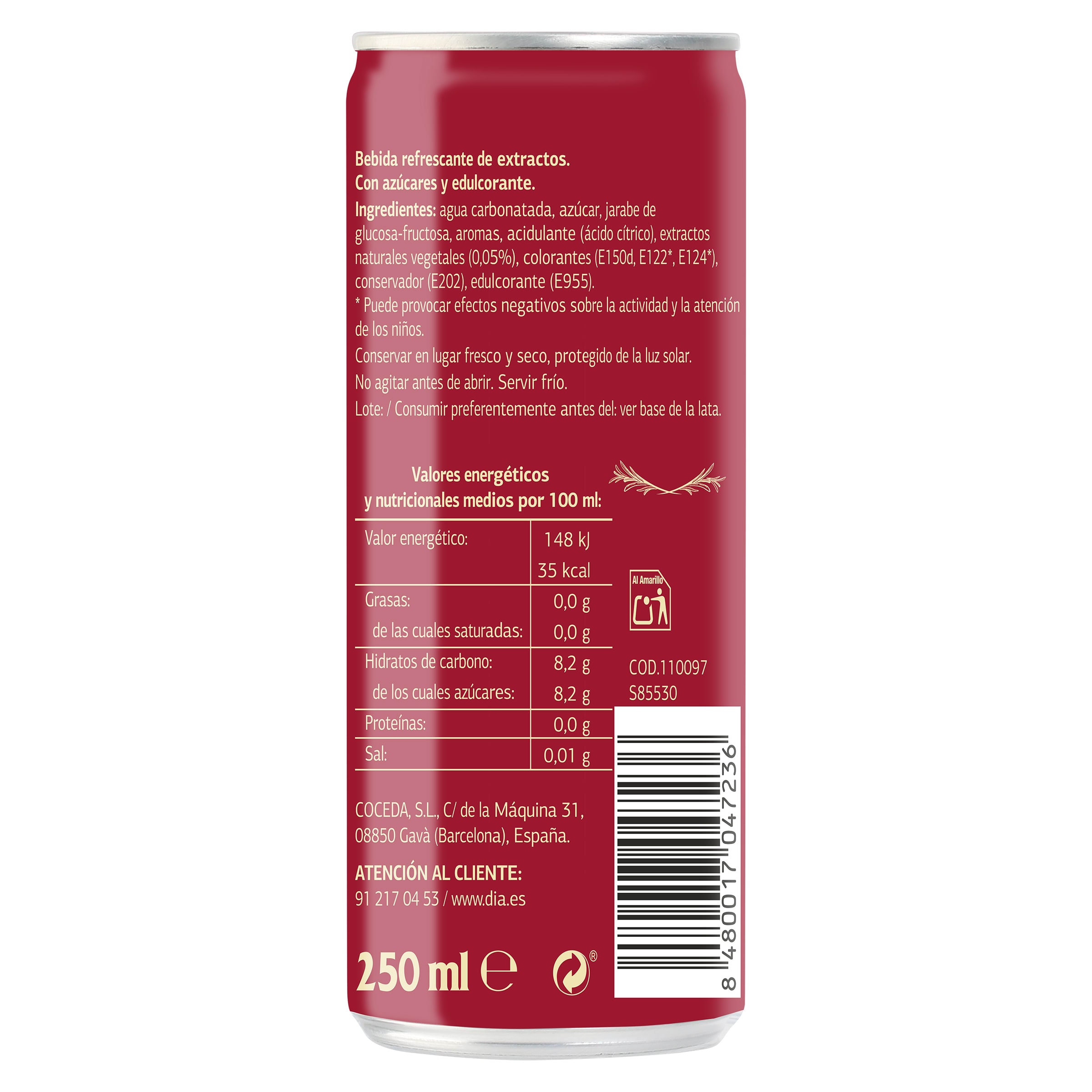 Bitter Dia Bobbi Bitter 250 ml