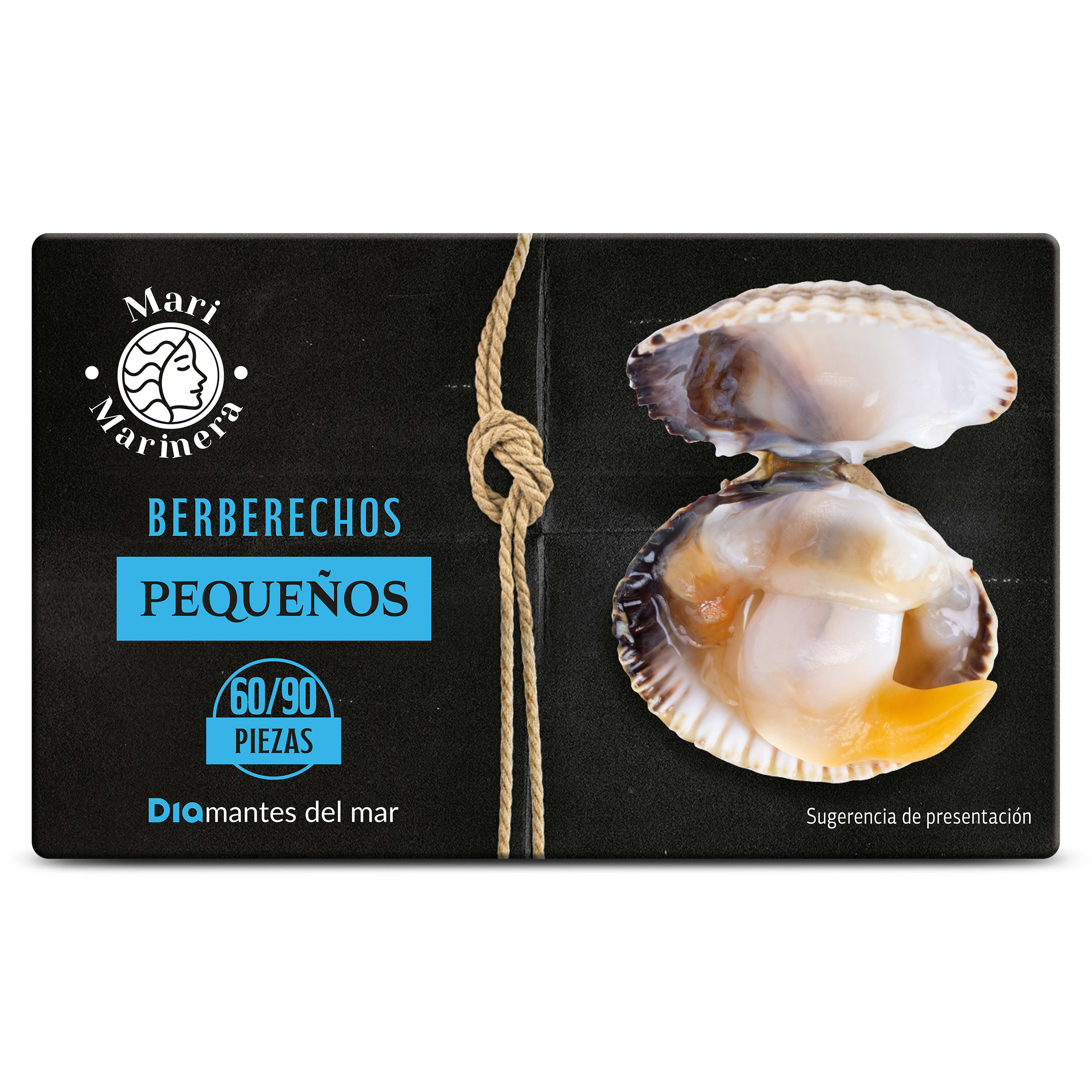 Berberechos al natural 60/100 piezas Dia Mari Marinera 63 g