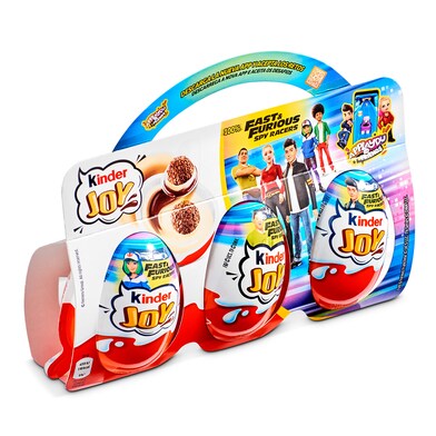 Huevos de chocolate con sorpresa Kinder blister 3 x 20 g-0