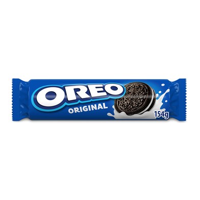 Galletas de cacao rellenas de crema Oreo bolsa 154 g-0