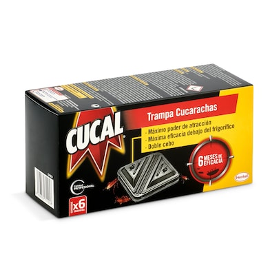 Insecticida trampa cucarachas Cucal caja 8 unidades-0