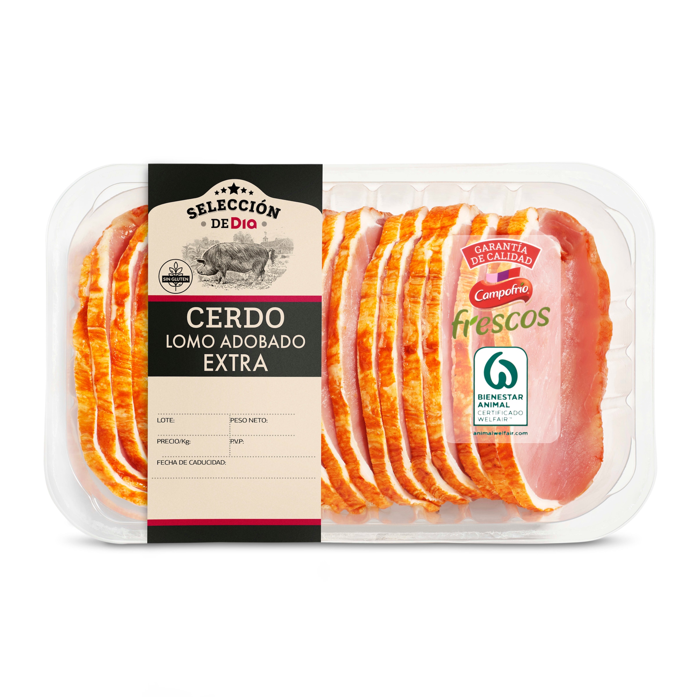Cinta de lomo adobada Selección de Dia 900 g aprox.