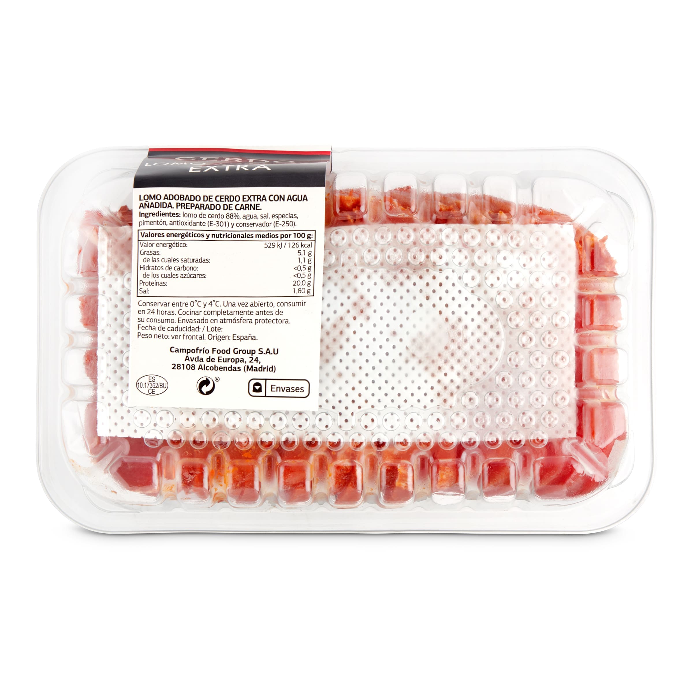 Cinta de lomo adobada Selección de Dia 900 g aprox.