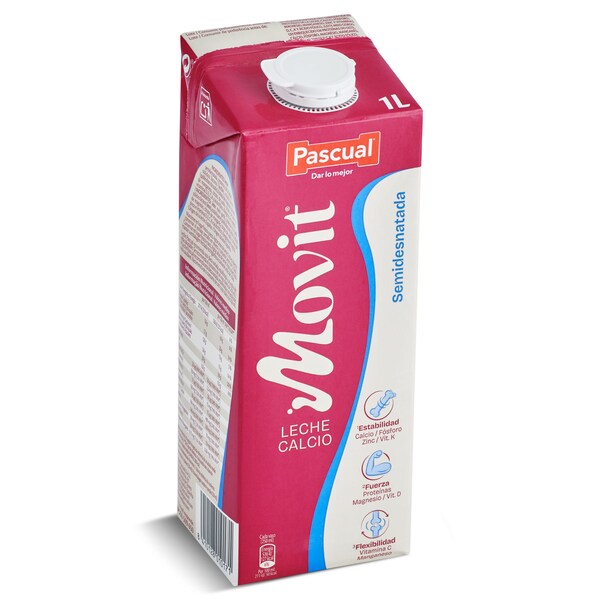 Leche Semidesnatada Calcio Puleva Envase 1 L.