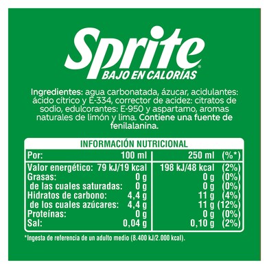 Refresco de lima limón SPRITE BOTELLA 2 LT-1 Refresco de lima limón SPRITE BOTELLA 2 LT-1