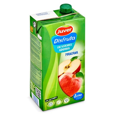 Bebida de zumo light manzana Juver Disfruta brik 2 l-0 Bebida de zumo light manzana Juver Disfruta brik 2 l-0