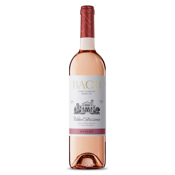 Vino Rosado Seco D.O. Cataluña Bach Botella 75 Cl.