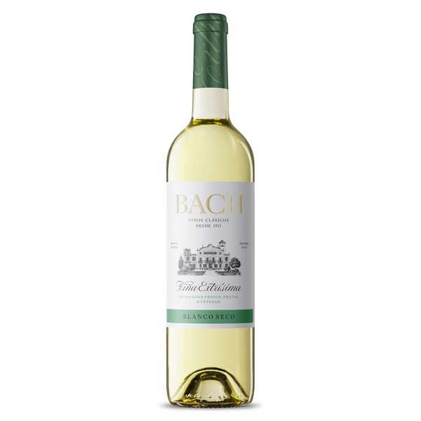 Vino Blanco Seco D.O. Cataluña Bach Botella 75 Cl.