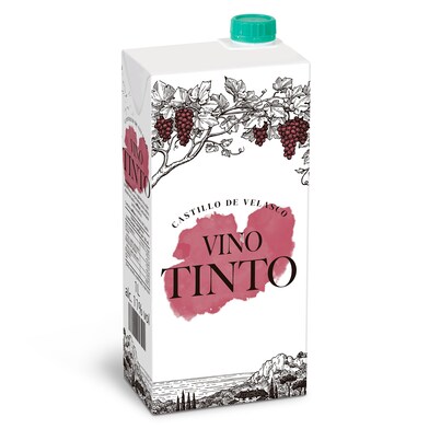 Vino tinto Castillo de Velasco brik 1 l-0 Vino tinto Castillo de Velasco brik 1 l-0