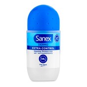 Desodorante roll-on dermo extra control Sanex bote 50 ml