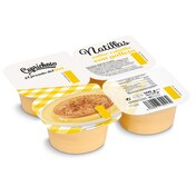 Natillas de vainilla con galleta Caprichoso Dia pack 4 x 125 g