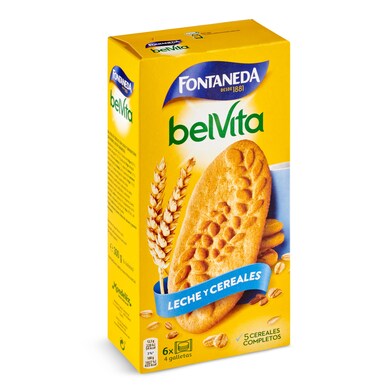 Galletas de desayuno con cereales y chocolate Belvita caja 300 g-0